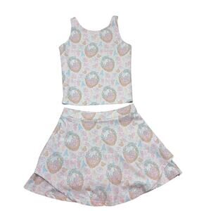 Charlie’s Project Kids Girls Disney Skirt & Top Athletic Set, Size 10